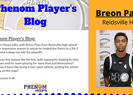 Phenom Player's Blog: Two-sport athlete, Breon Pass, proud of team's success and putting Reidsville HS on the map